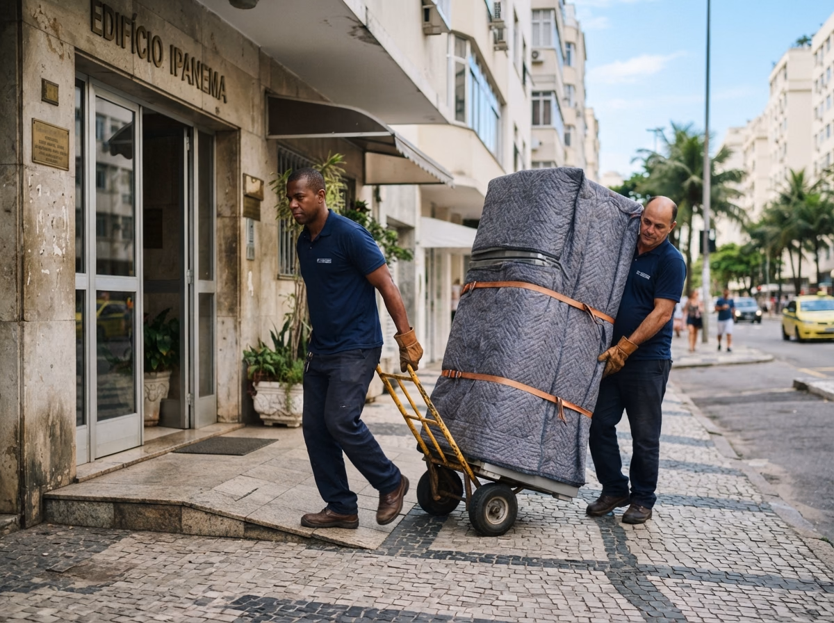 Transporte de eletrodomésticos por frete